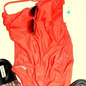 ALIANA Front Drapey/Shaper One Piece-SZ 14